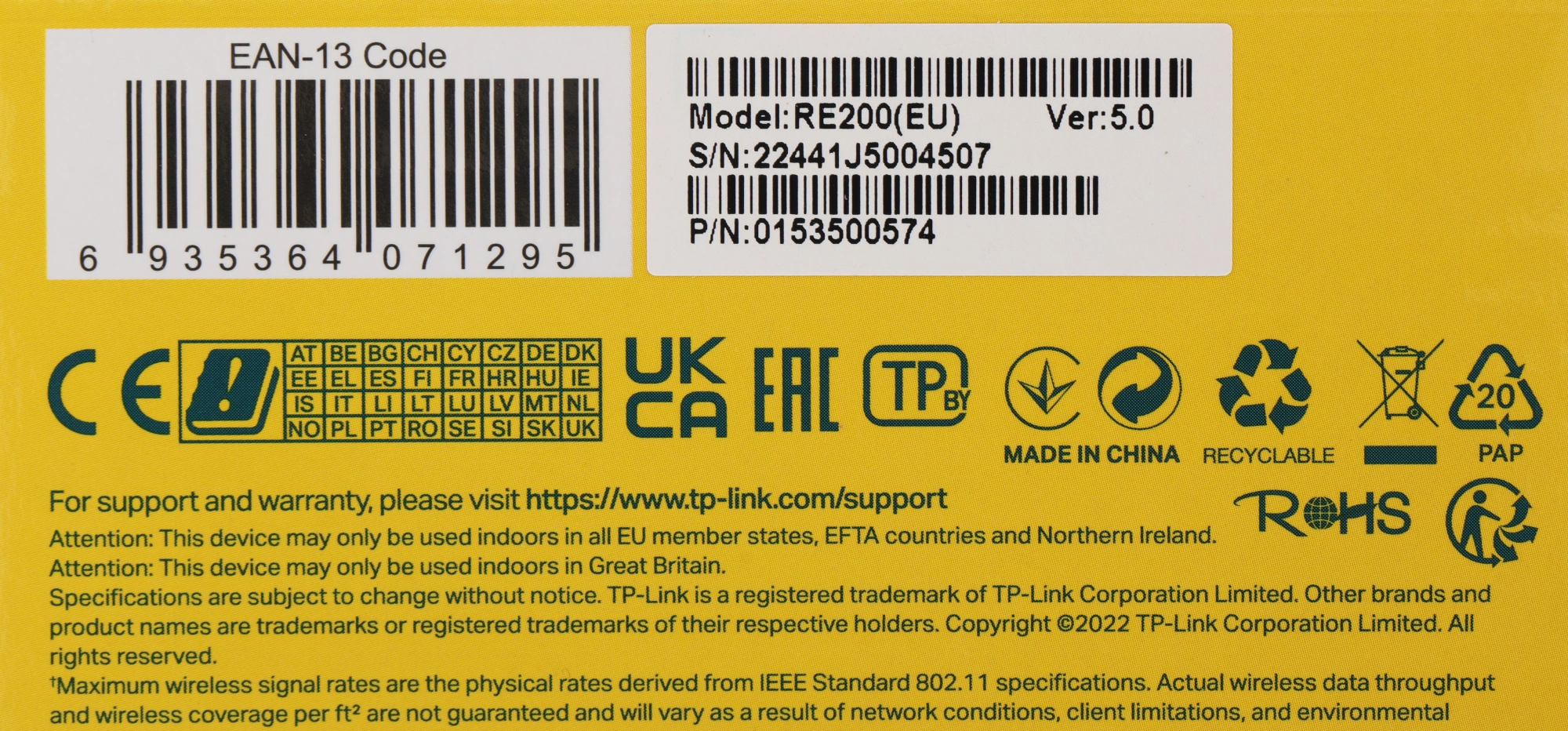 TP-LINK RE200 TP-LINK RE200