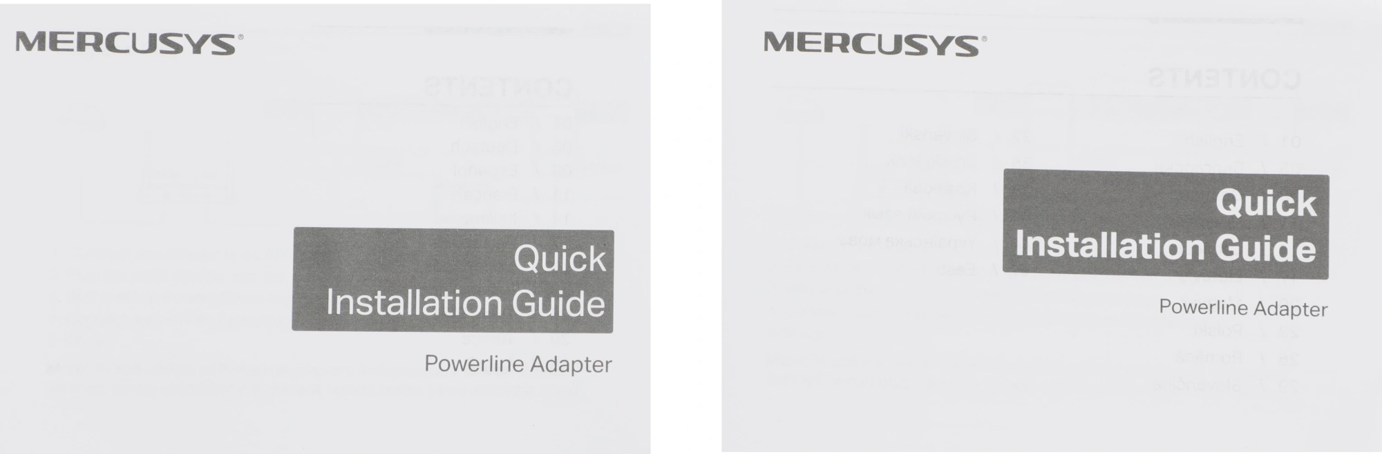 Mercusys MP500 KIT AV1000 Комплект гигабитных адаптеров Powerline
