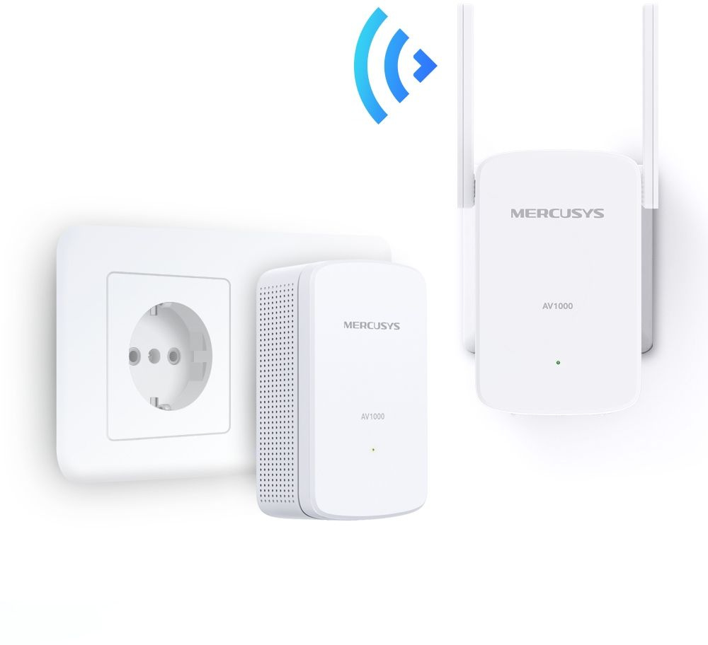 Mercusys MP510 KIT AV1000 Комплект гигабитных Wi-Fi адаптеров Powerline