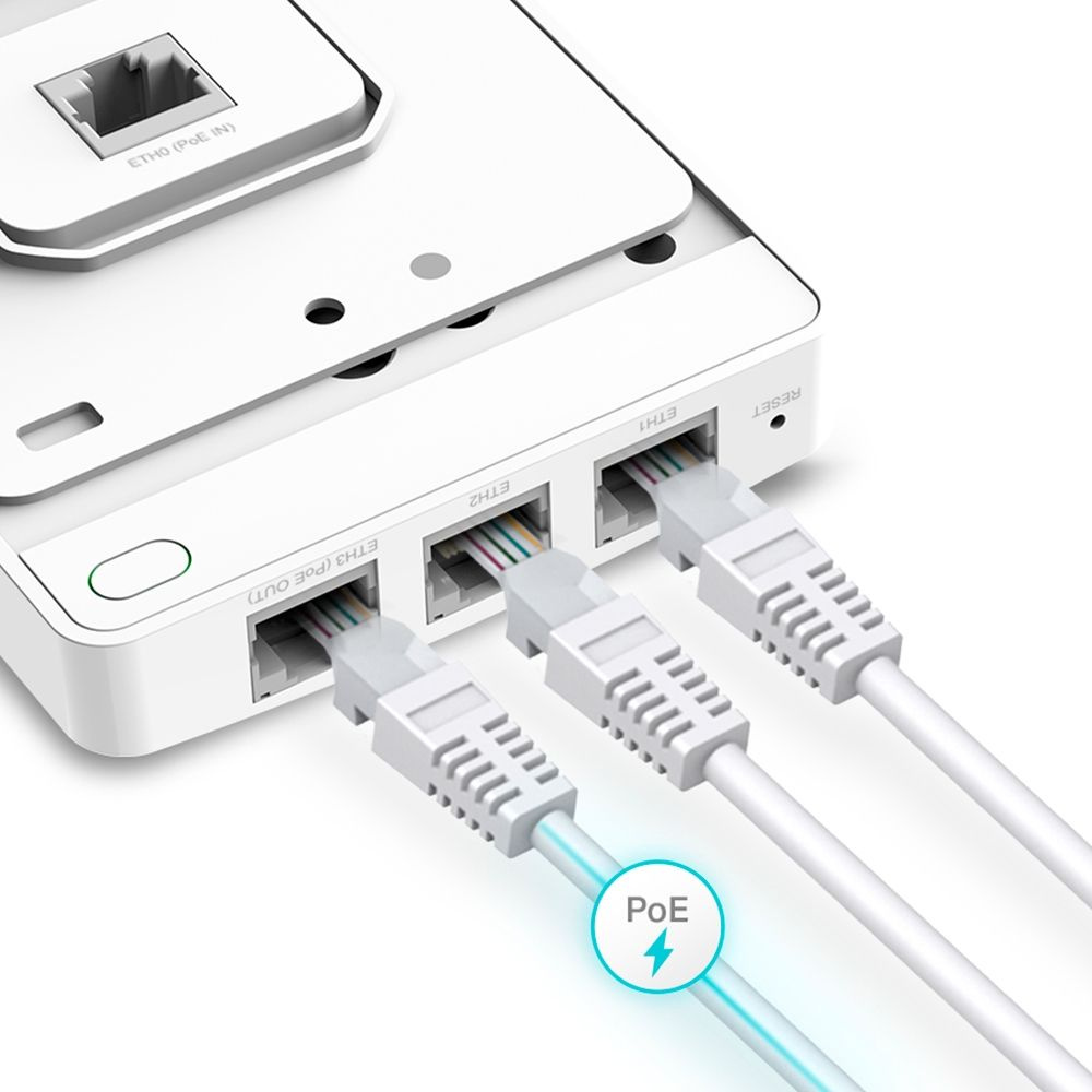 TP-Link EAP615-Wall Встраиваемая в стену точка доступа Wi-Fi AX1800