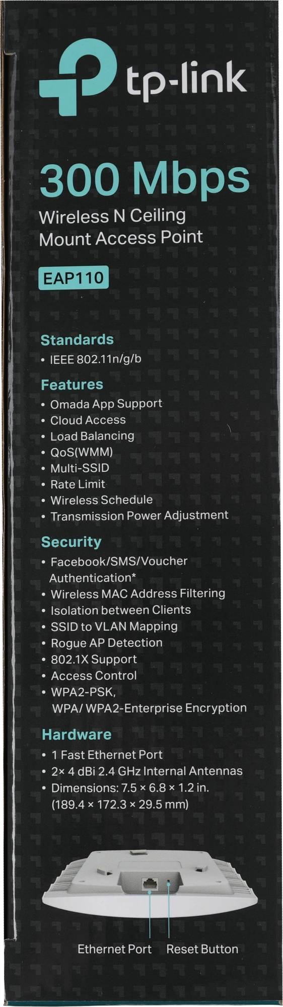 TP-Link EAP110 Потолочная точка доступа Wi-Fi N300