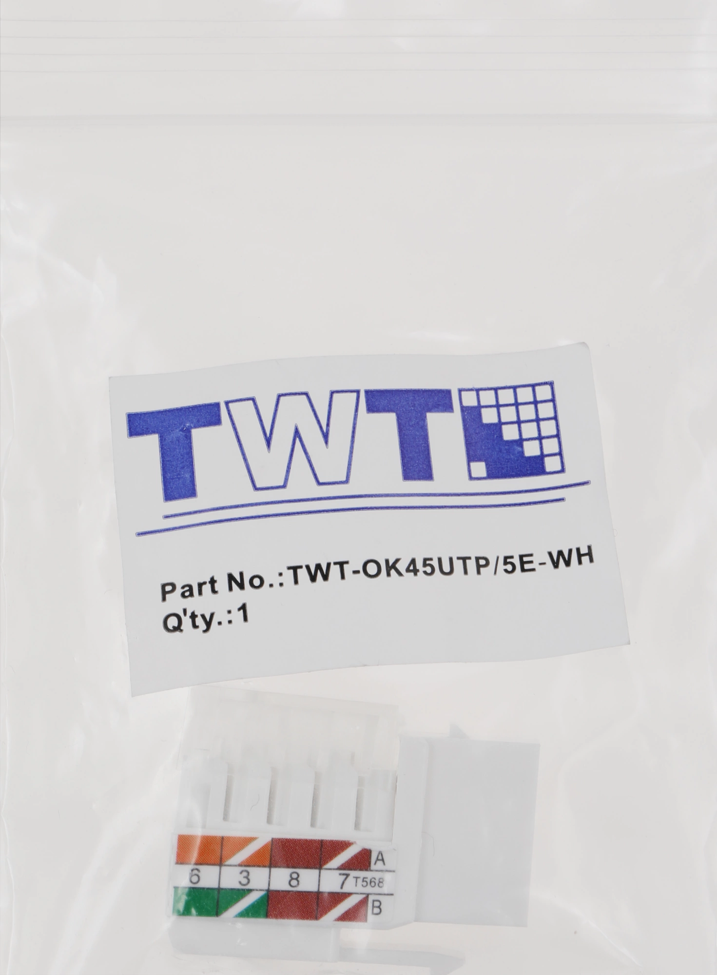 LANMASTER TWT-OK45UTP/5E-WH LANMASTER TWT-OK45UTP/5E-WH