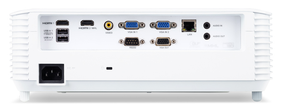 Acer S1286H {DLP 3D, XGA, 3500lm, 20000/1, HMDI, short throw 0.6, 2.7kg}