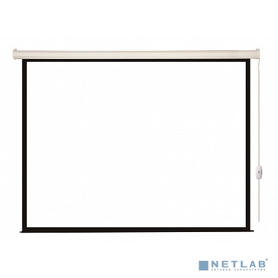 Lumien Eco Control [LEC-100101] Экран с электроприводом 180x180 см (раб. область 174х174 см) MW черная кайма 1:1