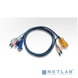 ATEN 2L-5302U Кабель KVM  USB (тип A Male) 1.8м., черный.