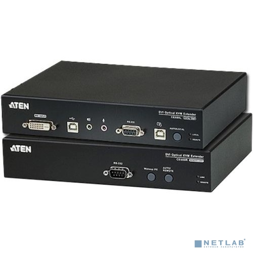 KVM-переключатель EXT FIBER 600M USB/DVI CE680-AT-G ATEN