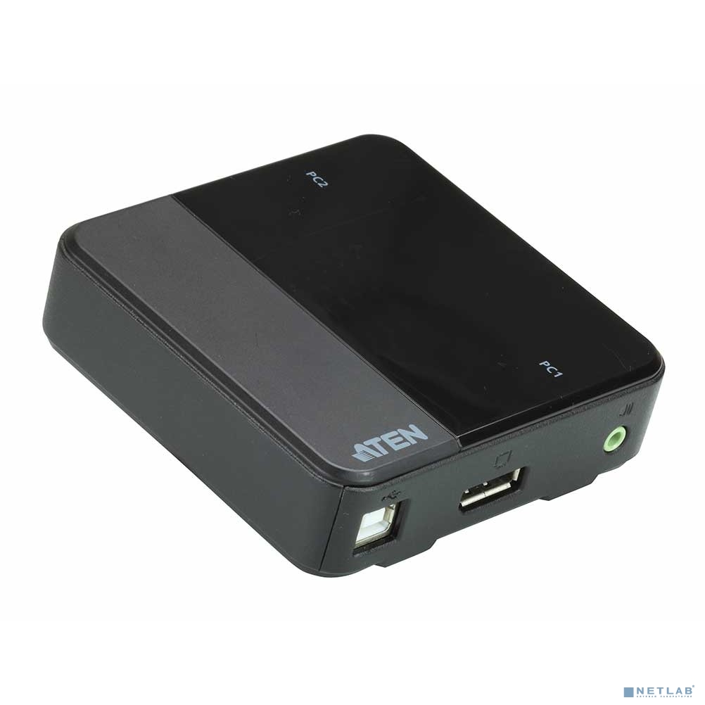 Переключатель KVM ATEN  CS782DP-AT KVM+Audio+USB 2.0,  1 user USB+DisplayPort+AUDIO =&gt;  2 cpu USB+DisplayPort+AUDIO, со шнурами USB/AUDIO 2х1.8м.+ Dis