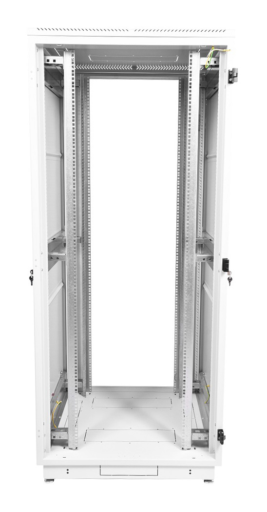 ЦМО Шкаф телекоммуникационный напольный 42U (800x800) дверь перфорированная (ШТК-М-42.8.8-4ААА) (3 коробки)