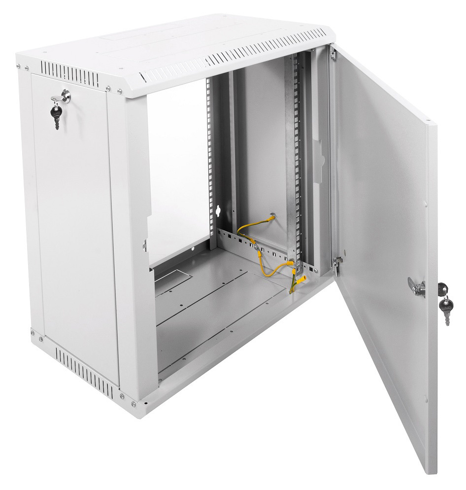 ЦМО Шкаф телекоммуникационный настенный разборный 12U (600х520) дверь металл (ШРН-Э-12.500.1) (1 коробка)