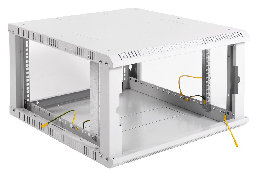ЦМО Шкаф телекоммуникационный настенный разборный 6U (600х350) дверь металл (ШРН-Э-6.350.1) (1 коробка)