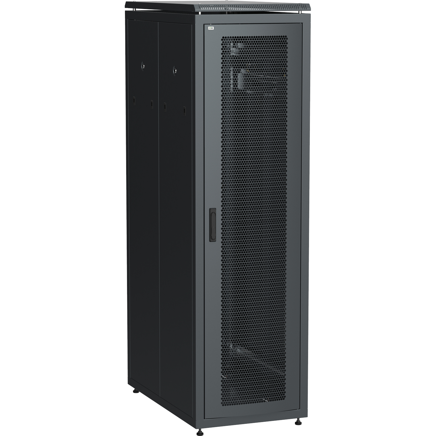 ITK LN05-42U61-PP Шкаф сетевой 19" LINEA N 42U 600х1000 мм перфорированные двери черный
