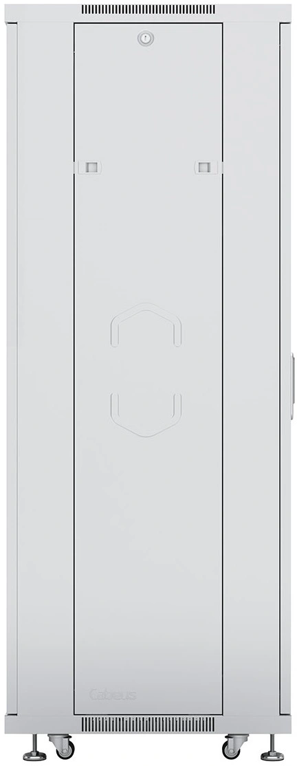 Cabeus ND-05C-42U80/100 Шкаф монтажный телекоммуникационный 19" напольный для распределительного и серверного оборудования 42U 800x1000x2055mm (ШхГхВ) передняя и задняя перфорированные двери, ручка с Cabeus ND-05C-42U80/100 Шкаф монтажный телекоммуникационный 19" напольный для распределительного и серверного оборудования 42U 800x1000x2055mm (ШхГхВ) передняя и задняя перфорированные двери, ручка с
