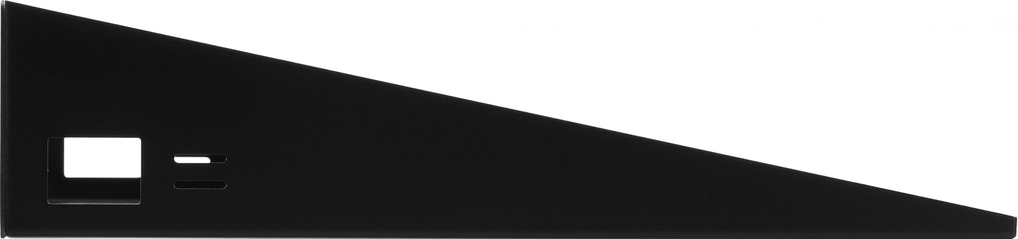 ЦМО Полка перфорированная консольная 2U, глубина 400 мм, цвет черный (МС-40-9005)