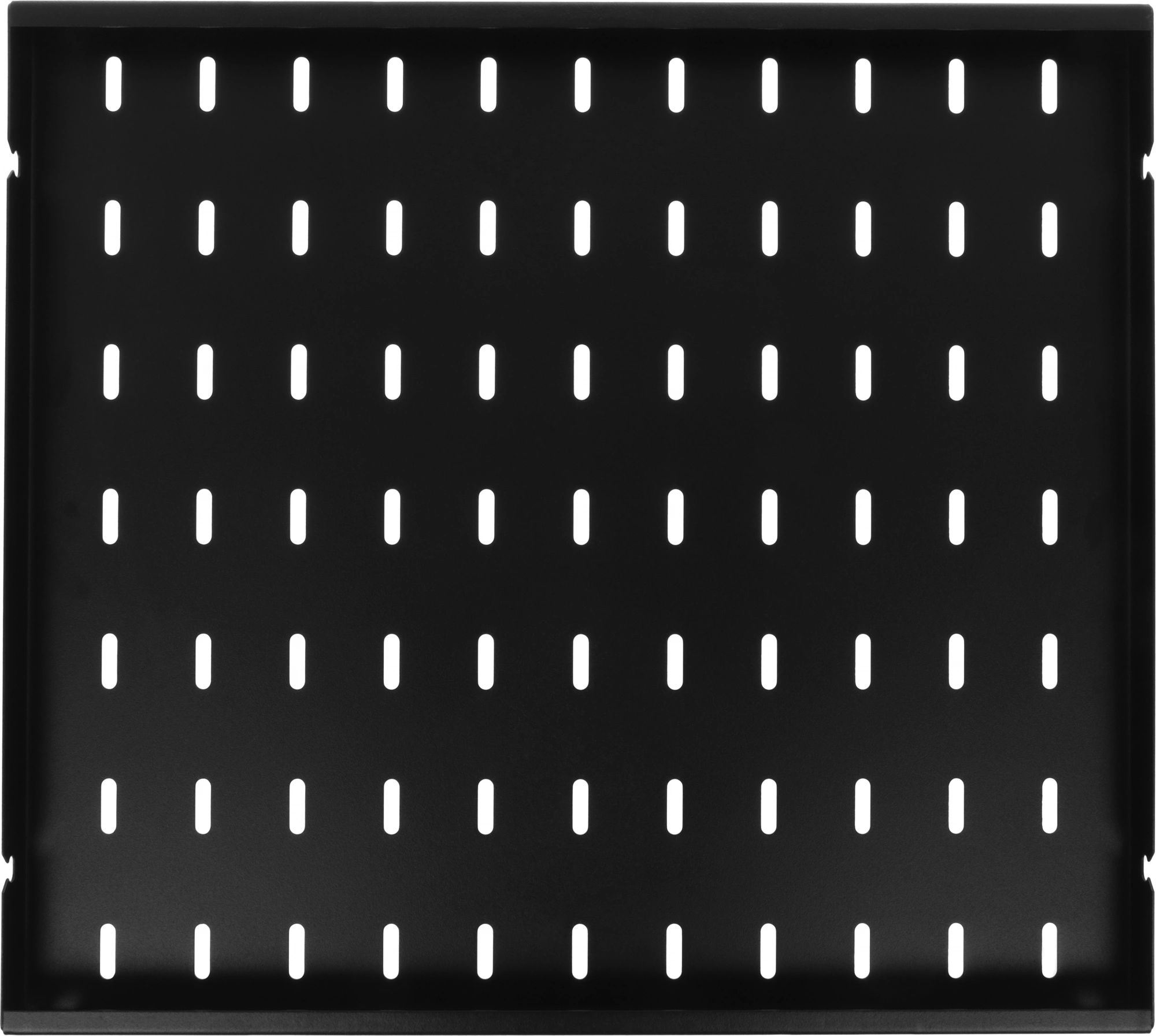 ЦМО Полка перфорированная, глубина 450 мм, цвет черный (СВ-45-9005)