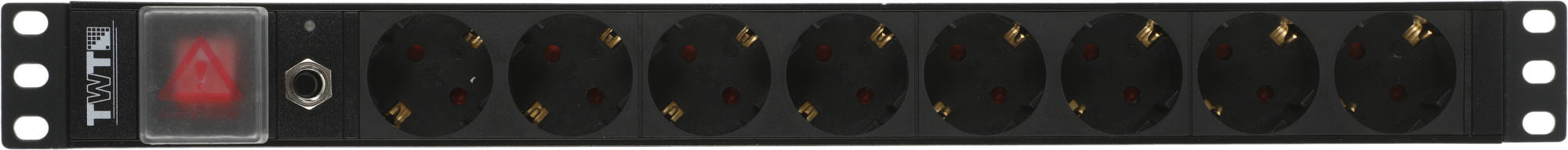 Блок розеток LANMASTER TWT-PDU19-10A8P