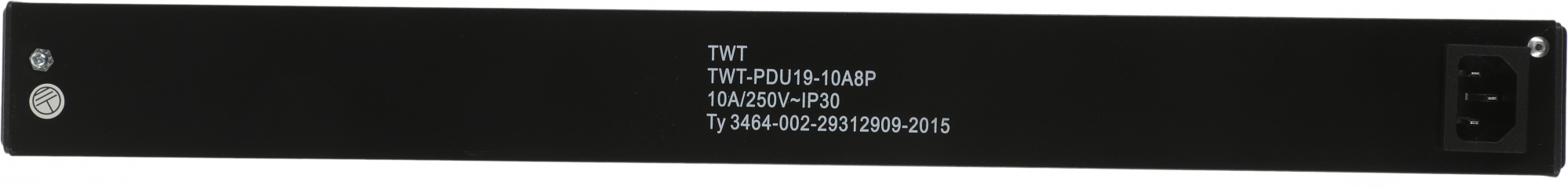 Блок розеток LANMASTER TWT-PDU19-10A8P