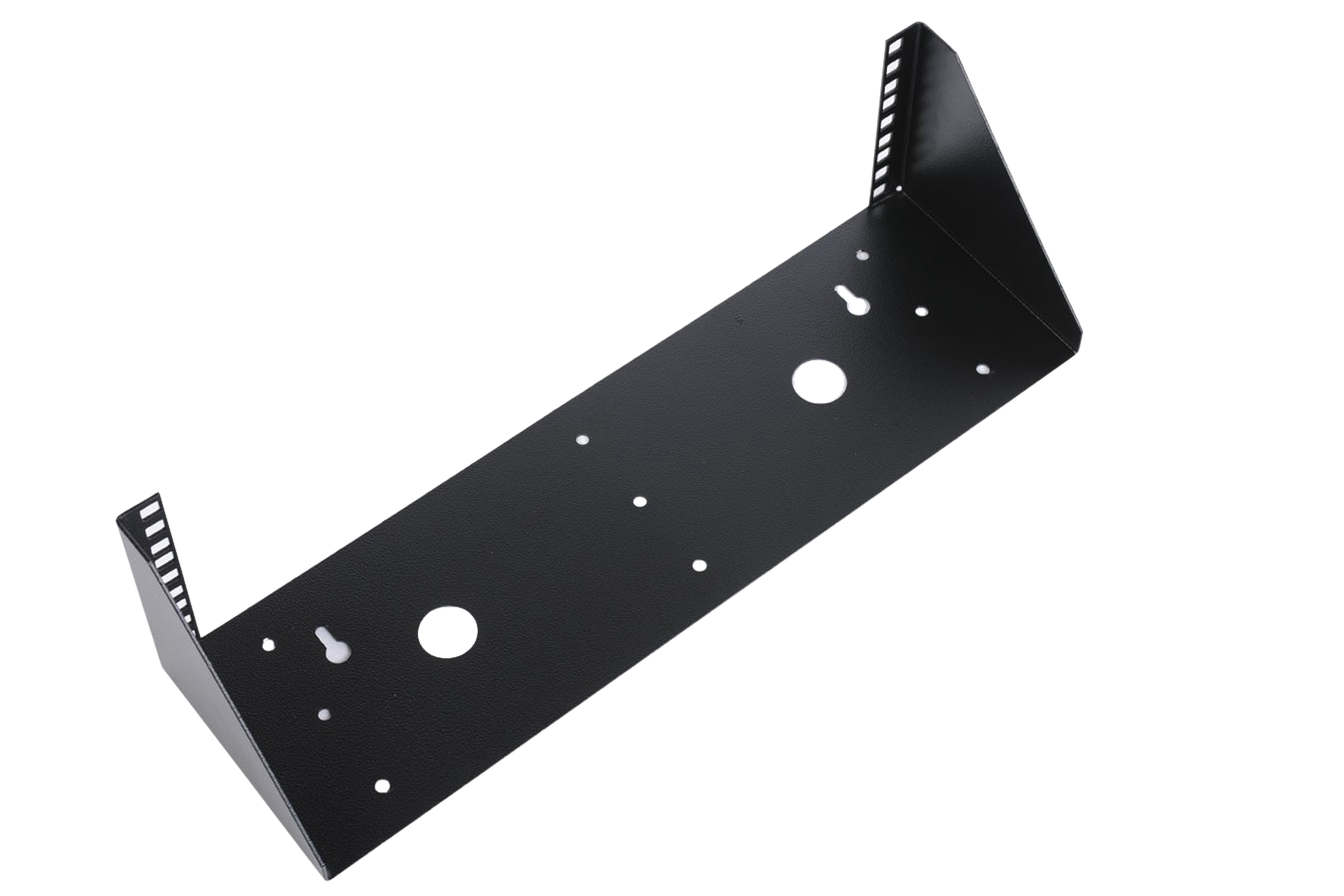 ЦМО Кронштейн телекоммуникационный настенный вертикальный 2U, цвет черный  [КНО-В-2U-9005]