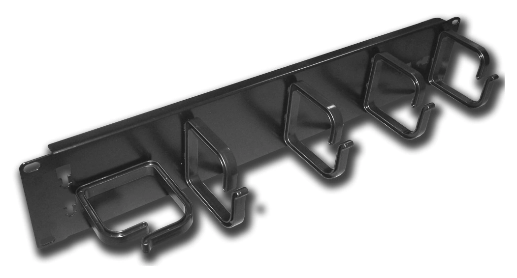 Lanmaster LAN-ORG-2U Кабельный органайзер Вертикальный Lanmaster LAN-ORG-2U односторонний кольца 2U шир.:19" глуб.:78мм