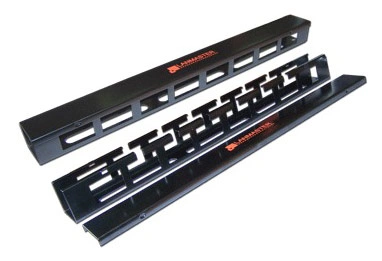 Кабельный органайзер Вертикальный Lanmaster LAN-ORG/CVP-1U односторонний кольца 1U шир.:19" глуб.:44мм