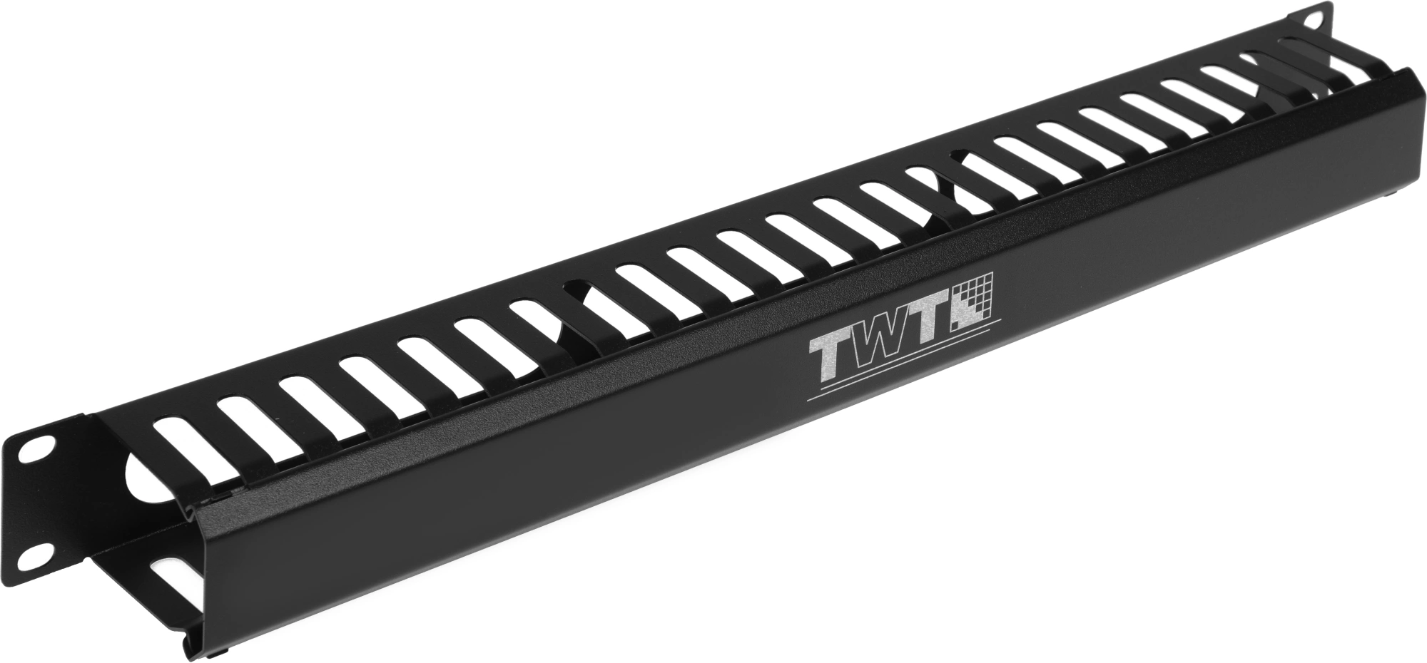 Lanmaster TWT-ORG/CV24-1U Кабельный органайзер 19" c крышкой на 24 порта, 1U