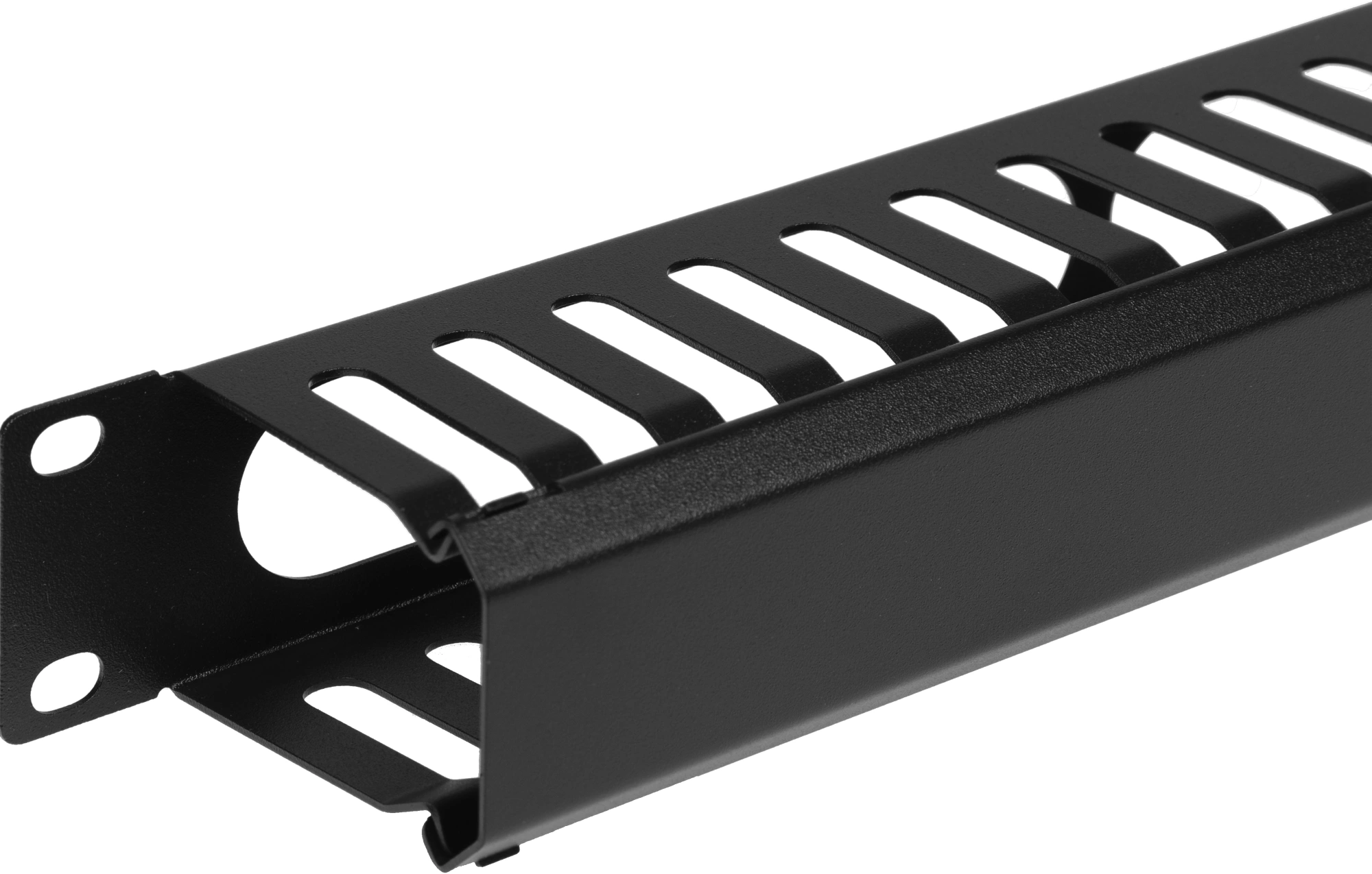 Lanmaster TWT-ORG/CV24-1U Кабельный органайзер 19" c крышкой на 24 порта, 1U