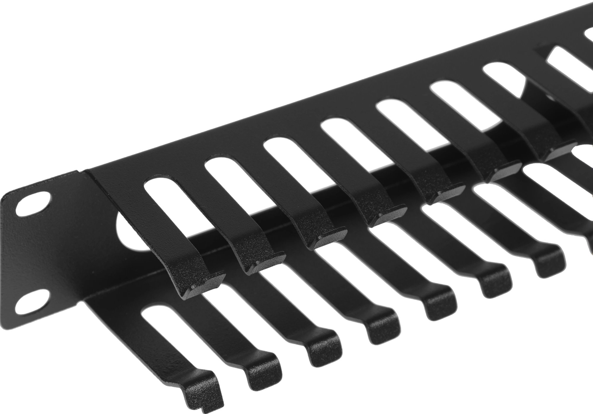 Lanmaster TWT-ORG/CV24-1U Кабельный органайзер 19" c крышкой на 24 порта, 1U