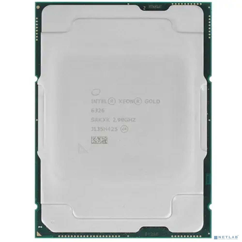Процессор Intel® Xeon® Gold 6326 2.9G, 16C/32T, 11.2GT/s, 24M Cache, Turbo, HT (185W) DDR4-3200 G96DGFZ