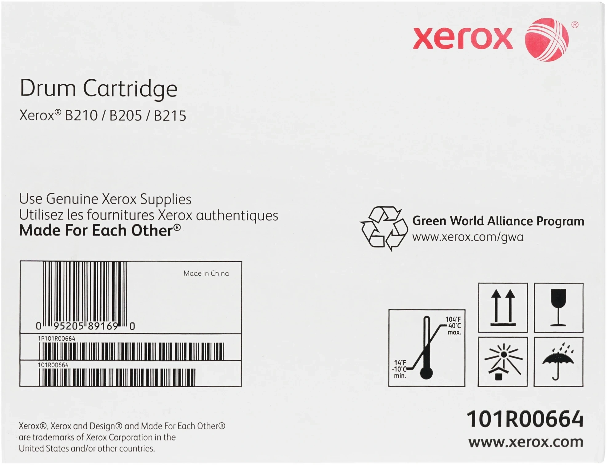 Xerox HVD 101R00664