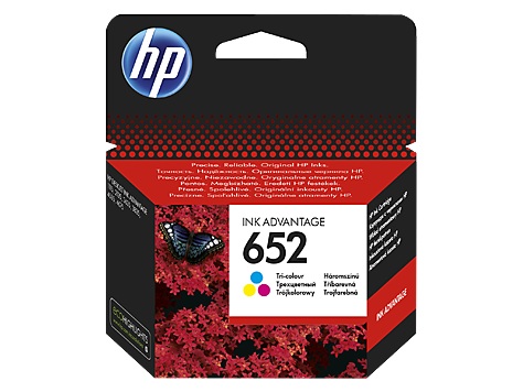 HP F6V24AE Картридж №652, Color {DJ IA 1115/2135/3635/4535/3835/4675 (200стр.)}