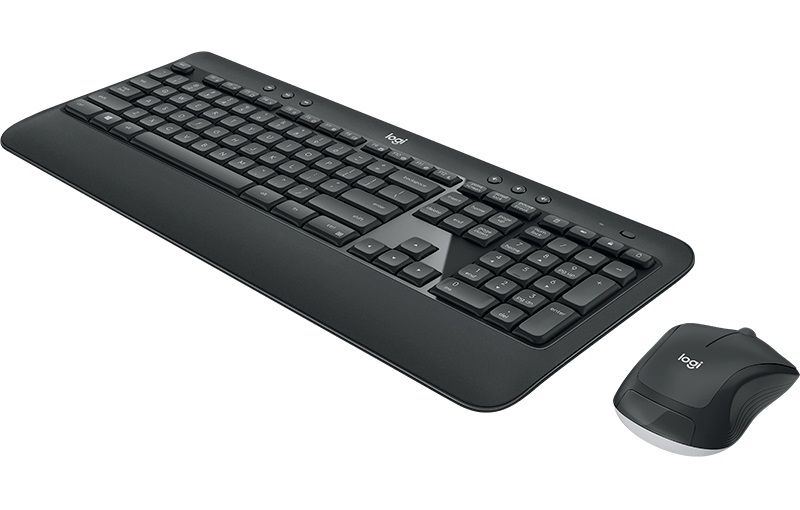 920-008686 Logitech Клавиатура + мышь MK540 Advanced, USB, беспроводной, черный оригинальная заводская гравировка RU/LAT
