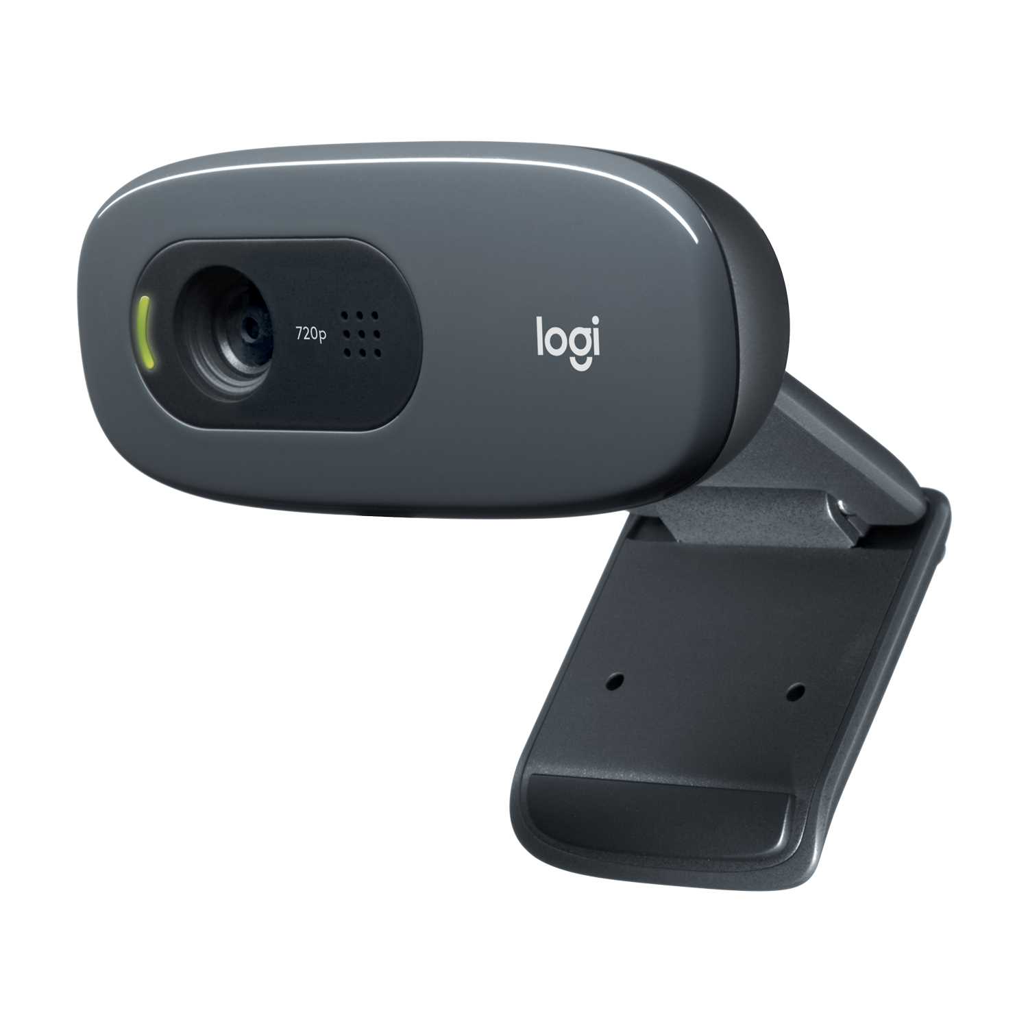 960-001063/960-000999 Logitech HD Webcam C270, {USB 2.0, 1280*720, 0.9MP разрешение матрицы,3Mpix foto, Mic, Black}