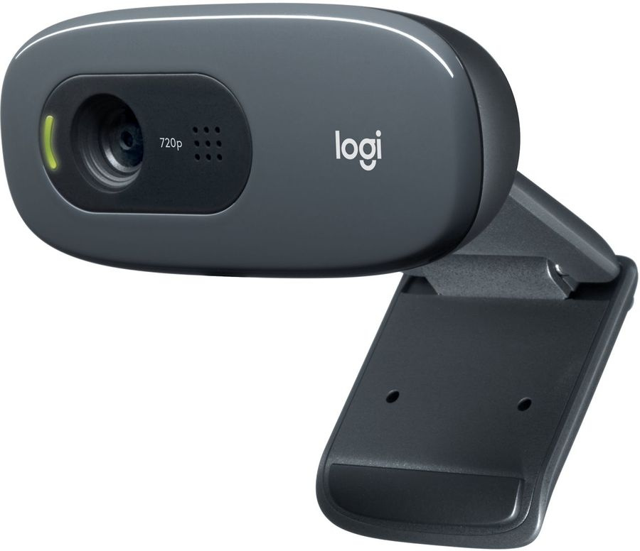 Logitech HD Webcam C270, 960-001063/960-000999 {USB 2.0, 1280*720, 0.9MP разрешение матрицы,3Mpix foto, Mic, Black}