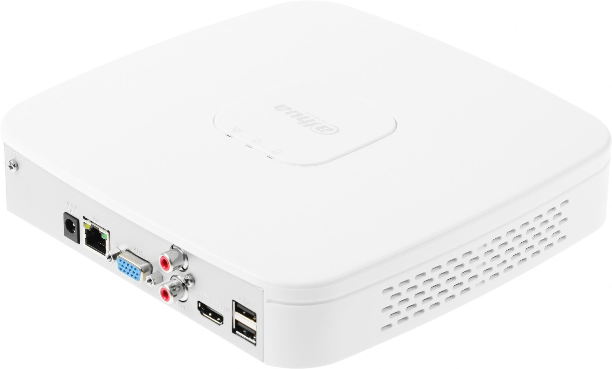 DAHUA DHI-NVR2108-I2 8-канальный IP-видеорегистратор 4K,  H.265+, видеоаналитика, входящий поток до 80Мбит/с, 1 SATA III до 10Тбайт