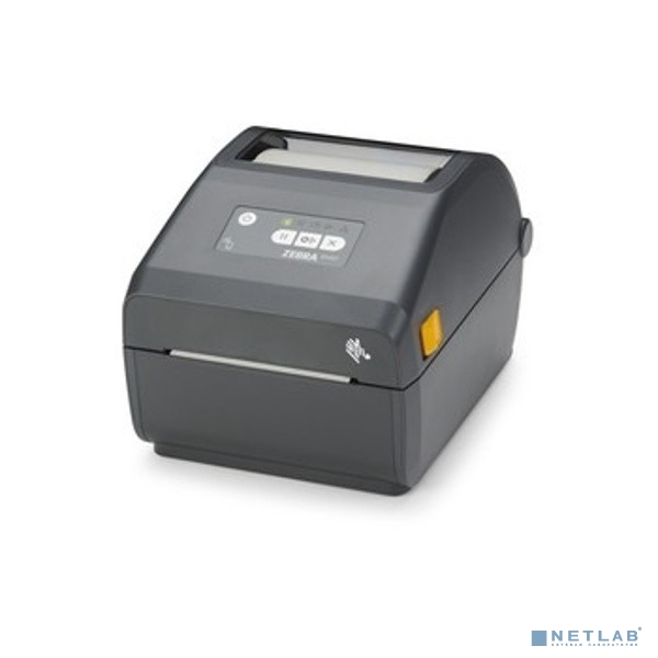 Zebra DT ZD421; 203 dpi, USB, USB Host, Modular Connectivity Slot, 802.11ac, BT4, ROW, EU and UK Cords, Swiss Font, EZPL
