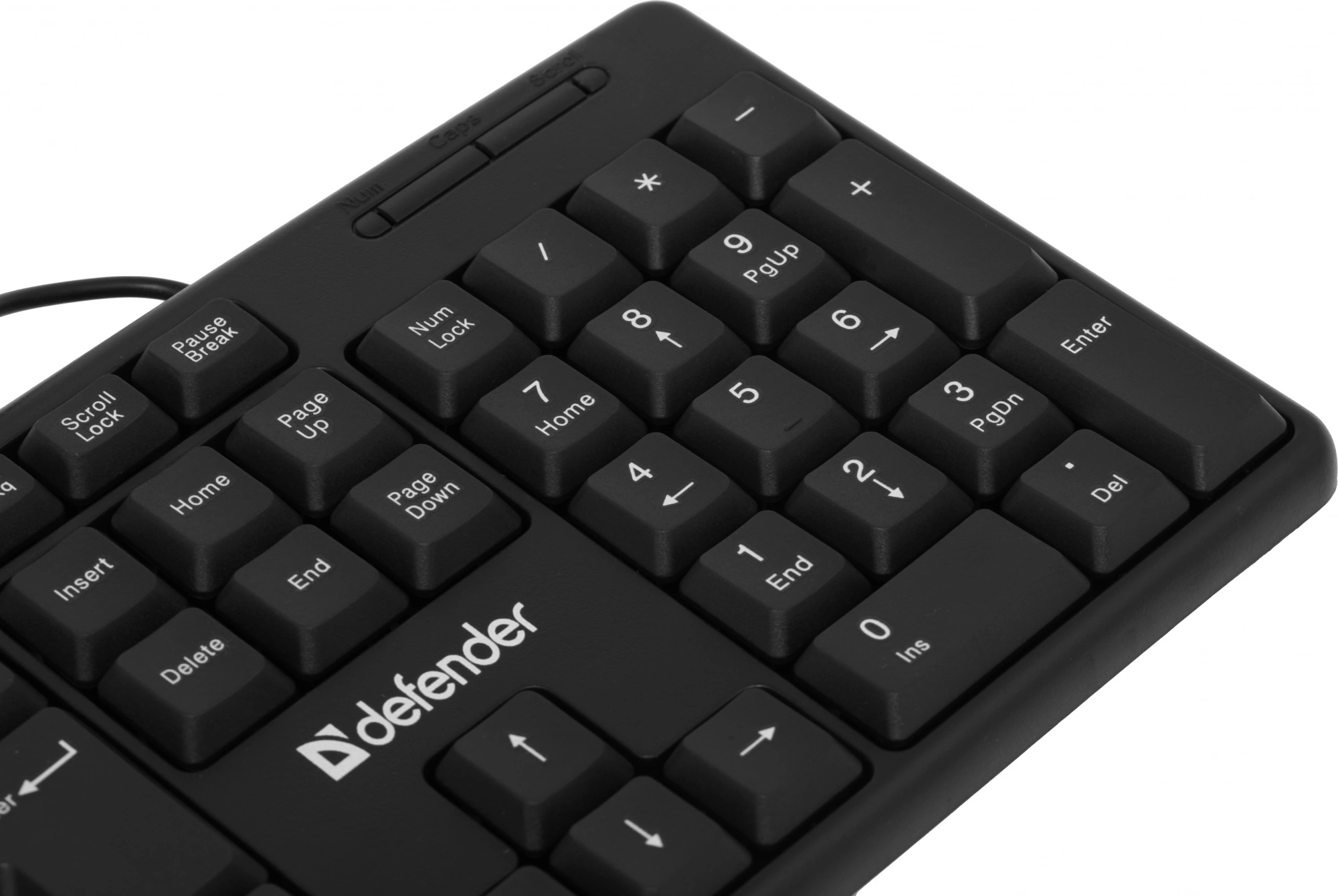 Defender Клавиатура  Element HB-520 Black USB [45522] {Проводная, 108кн.+ 3доп.}