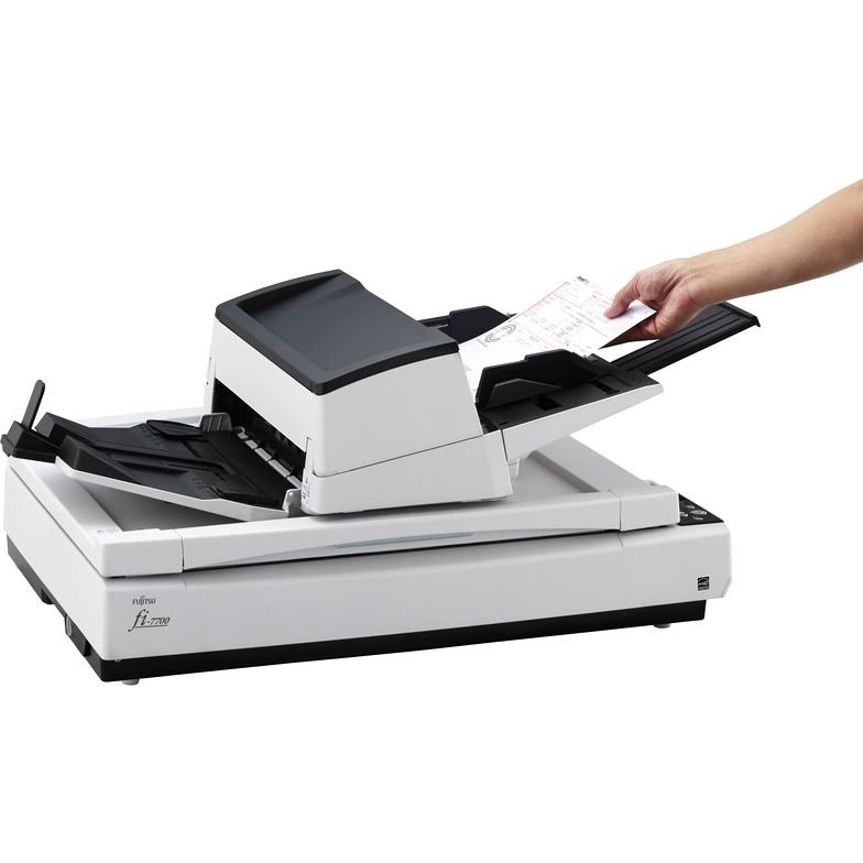 Сканер протяжной (A3) c планшетом, DADF Fujitsu fi-7700