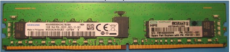 Модуль оперативной памяти P00920-H21: HPE 16GB (1x16GB) Single Rank x4 DDR4-2933 CAS-21-21-21 Registered Smart Memory Kit (для систем с процессорами Intel)