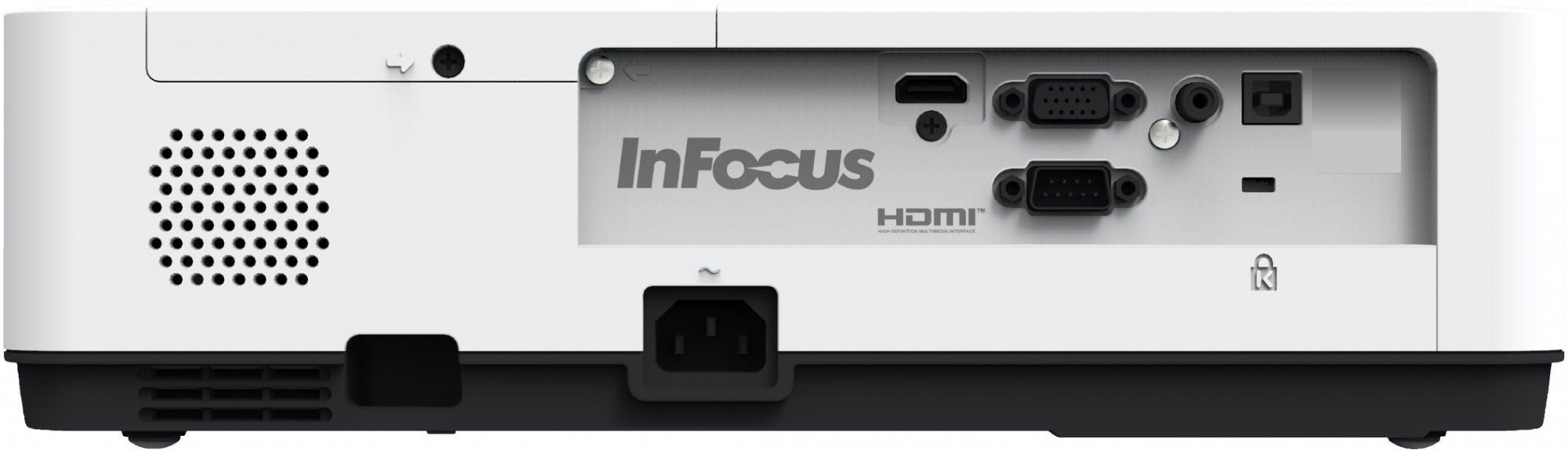 INFOCUS IN1014 Проектор {3LCD 3400lm XGA (1024x768) 1.48~1.78:1 2000:1 (Full 3D), 10W, 3.5mm in, Composite video, VGA IN, HDMI IN, USB b, лампа 20000ч.(ECO mode), RS232, 31дБ, 3,1 кг}