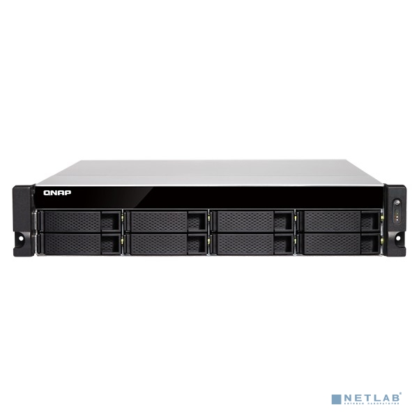 QNAP TS-883XU-E2124-8G Сетевое хранилище 8-Bay (8x 2.5&quot;/3.5&quot; SATA HDD/SSD), Intel Xeon E-2124 4-core 3.3 GHz (up to 4.3 GHz), 8GB DDR4 ECC RAM (2 x 4GB) up to 64 GB ( 4 x 16 GB)