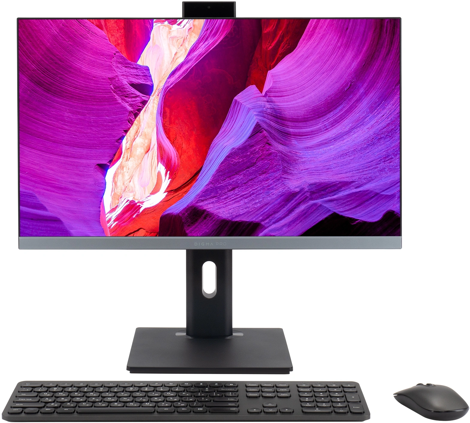 Digma PRO Unity [DM23P3-8CXU02] Grey/Black 23.8" {FHD i3-1315U/8GB/256GB SSD/Ubuntuo/kb/m}