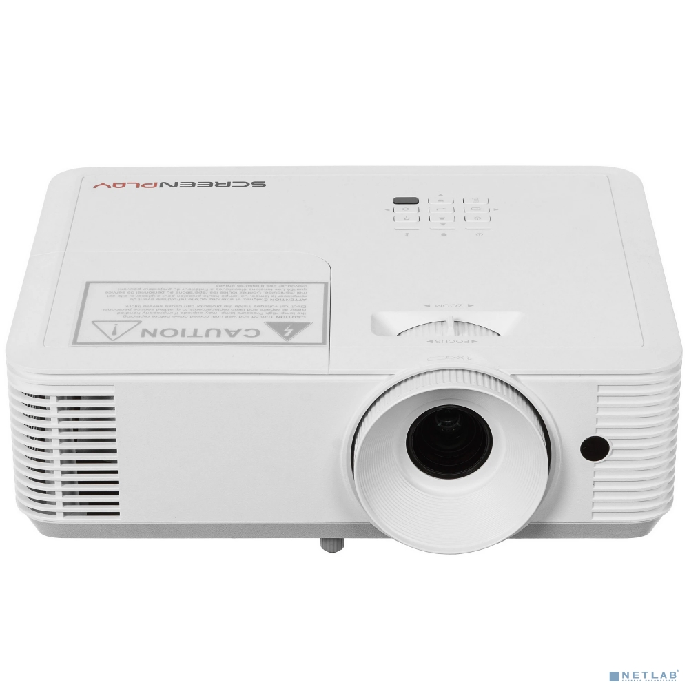 INFOCUS SP226 Проектор ScreenPlay {DLP, 4000 lm, WXGA, 30 000:1, 1.54~1.72:1, 2xHDMI 1.4, VGA in/out, S-Video, 3.5mm in/out, USB-A, RS-232, лампа 15 000ч.(ECO mode), 10W, 27дБ, 2,9 кг, БЕЛЫЙ}