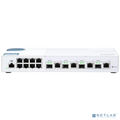 Коммутатор/ QNAP QSW-M408-4C 10 Gbps managed switch with 4 SFP + ports, combined with RJ-45, 8 1 Gbps RJ-45 ports, bandwidth up to 96 Gbps, JumboFrame support. Коммутатор/ QNAP QSW-M408-4C 10 Gbps managed switch with 4 SFP + ports, combined with RJ-45, 8 1 Gbps RJ-45 ports, bandwidth up to 96 Gbps, JumboFrame support.