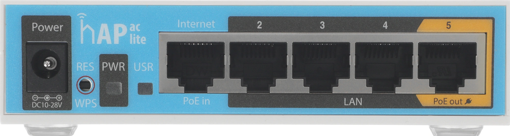 MikroTik RB952Ui-5ac2nD Беспроводной маршрутизатор hAP ac Lite 2.4+5 ГГц, 802.11a/b/g/n/ac, MIMO 2x2, 5x Ethernet