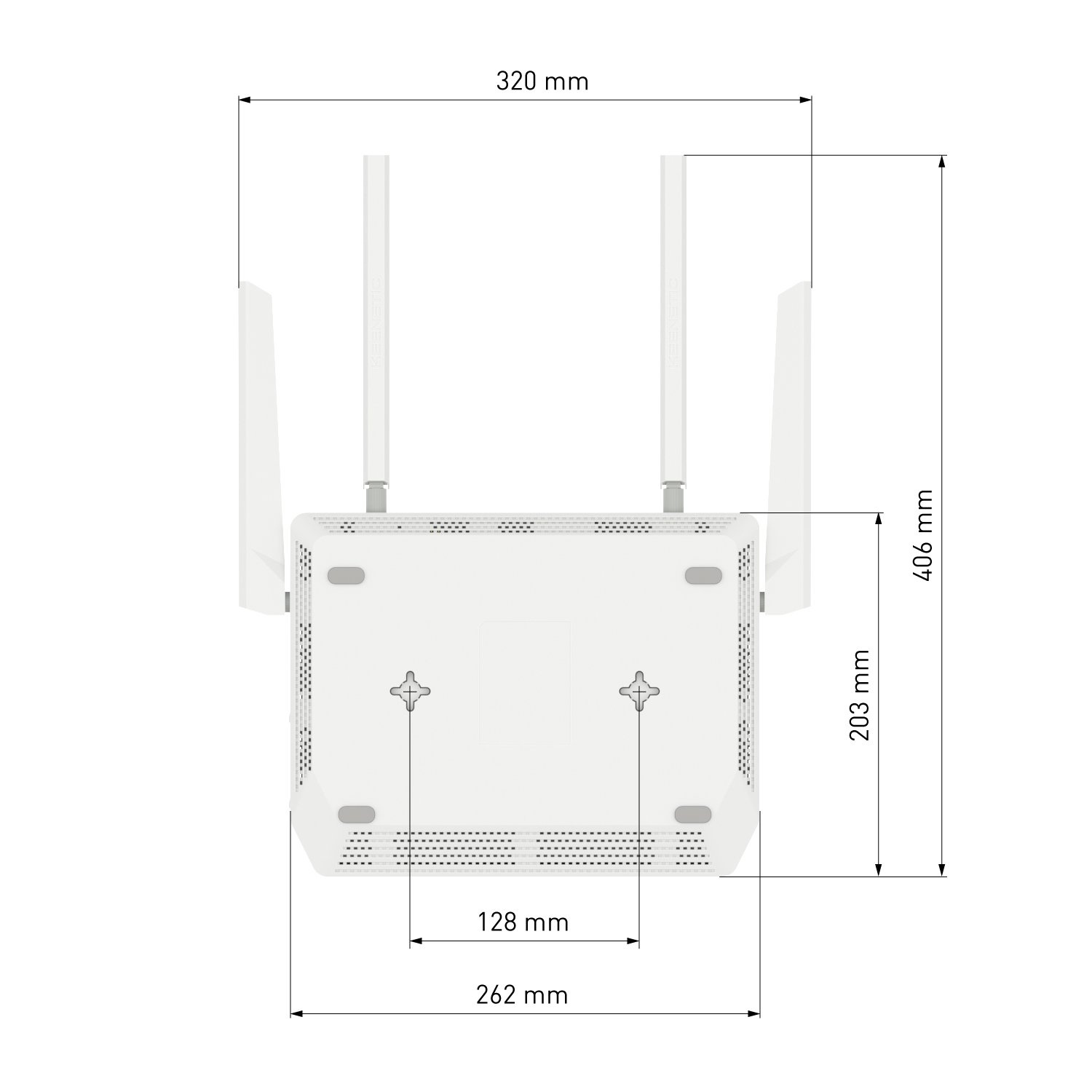 Keenetic Peak (KN-2710) Гигабитный интернет-центр с двухдиапазонным Mesh Wi-Fi AC2600, двухъядерным ARM-процессором, 10-портовым коммутатором Smart Pro, портами SFP, USB 3.0 и 2.0