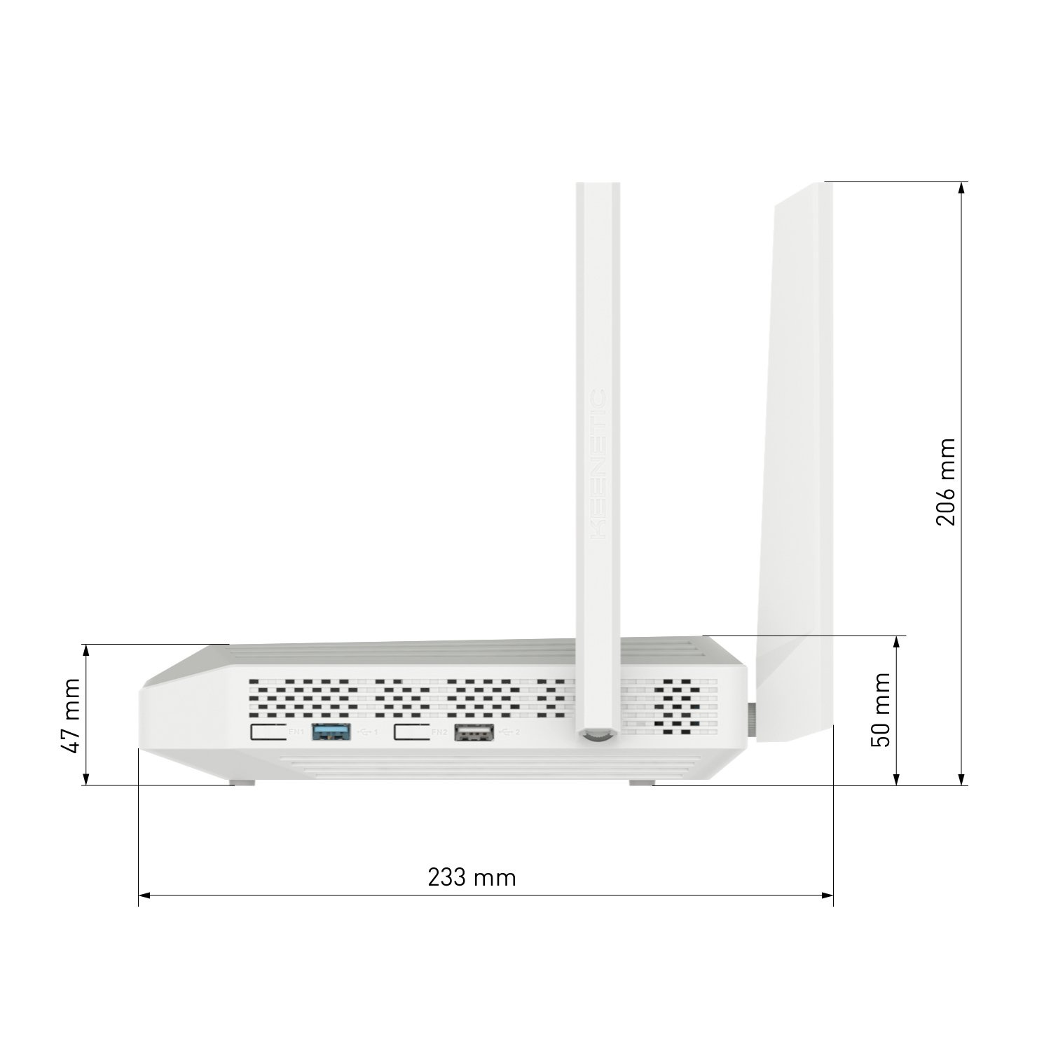 Keenetic Peak (KN-2710) Гигабитный интернет-центр с двухдиапазонным Mesh Wi-Fi AC2600, двухъядерным ARM-процессором, 10-портовым коммутатором Smart Pro, портами SFP, USB 3.0 и 2.0