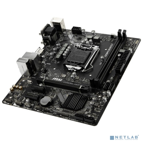 MSI H310M PRO-VDH PLUS {ntel H310 LGA1151 2xDDR4-2666 1xPCIEX16 2xPCIEX1 4xSATA 2xUSB3.1 4xUSB2.0 VGA DVI HDMI mATX }
