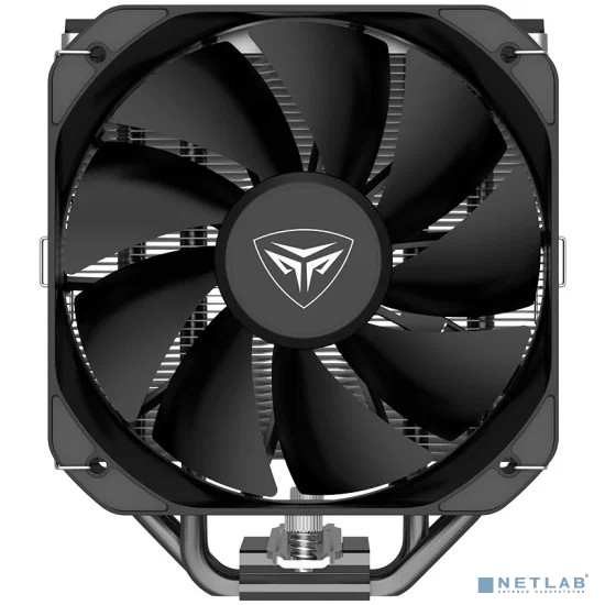 PCCooler K4 BK  {S115X/1200/1700/AM4/AM5 (TDP 230W, 130mm PWM FAN, 4 тепловые трубки 6мм, 400-1600RPM, 18-29dBa)}