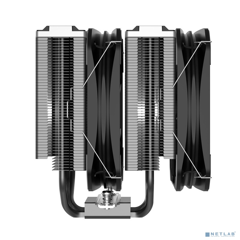 PCCooler G6 BK  S115X/1200/1700/20XX /AM4/AM5 (TDP 250W, 2x130mm PWM FAN, 6 тепловых трубок 6мм, 400-1600RPM, 10-29dBa)