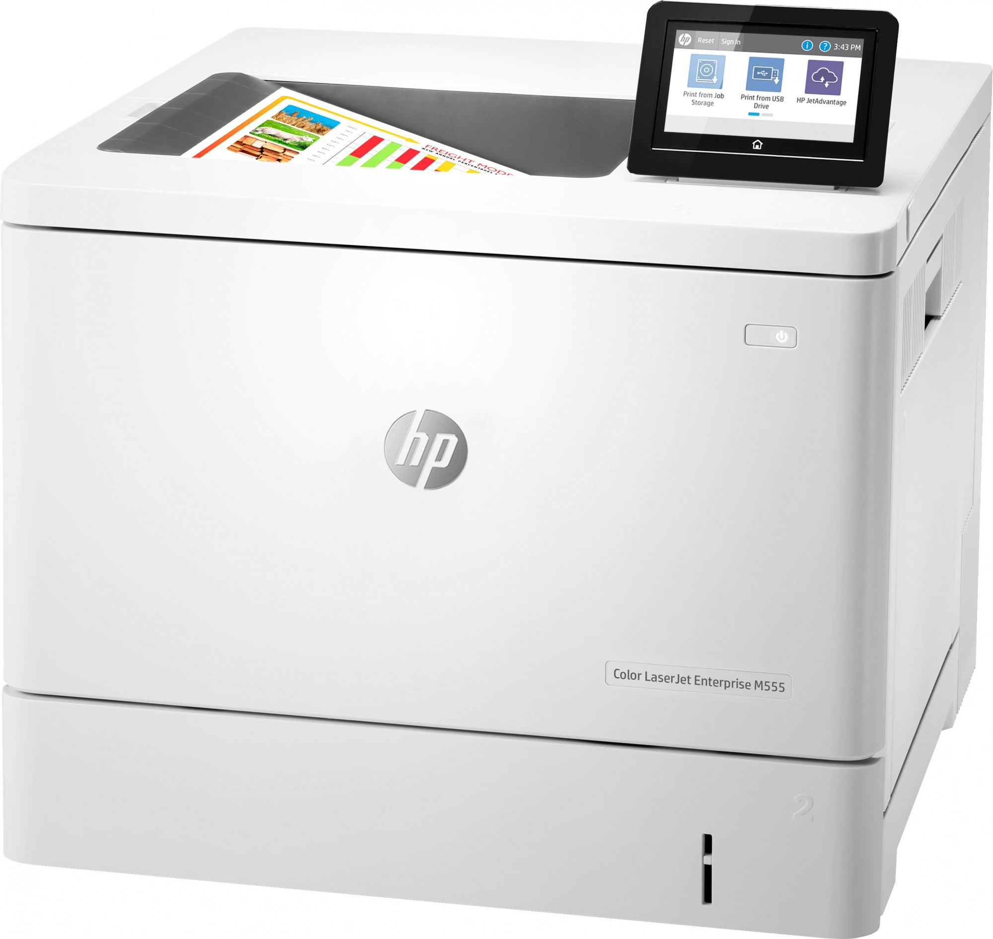 HP Color LaserJet Enterprise M555dn (7ZU78A) {A4, 1200dpi, 1 Gb, 2 trays 100+550, Duplex, USB/GigEth}