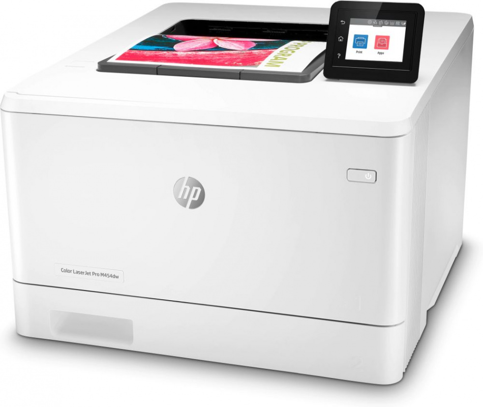 HP Color LaserJet Pro M454dw (W1Y45A) { A4,600x600dpi,27(27)стр/мин, ImageREt3600,128Mb, Duplex, 2 trays 50+250,USB/ GigEth, ePrint, AirPrint, PS3,Wi-fi}